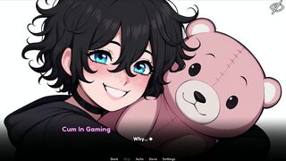 Femboy cosplays as his roomie and gives her a hard dick in this steamy hentai game - 9 image