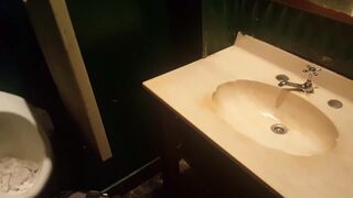 Gay Deepthroat in the Public Bathroom - 9 image