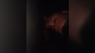Military veteran at gloryhole getting his cock sucked - 6 image