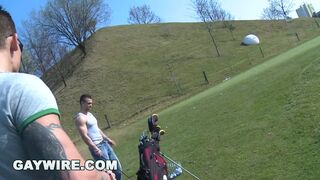 GAYWIRE - 2 Hawt European Men Breeding Outdoors, No Shame - 2 image