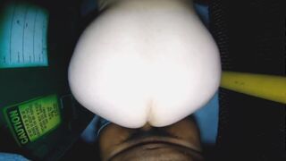 FAT ASS BIGGBUTT2XL GETS PUSSY FUCKED BEHIND THE DUMPSTERS - 13 image