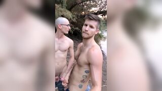 Outdoor Oral Sex by the River - 2 image