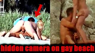 SPY CAM on A NUDE GAY BEACH!!! THE BEST MOMENTS! Compilation! Hidden camera - 1 image