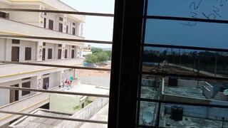 Rajesh flashing cock to auntys from window and cumming video - 12 image