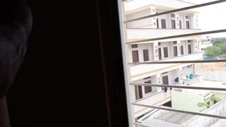Rajesh flashing cock to auntys from window and cumming video - 4 image