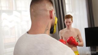 Jawked - Athletic Hunk Ivan Kerk Trains Then Bareback Fucks His Ginger Twink Boxing Student - 2 image