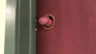 Gloryhole in our Basement. Young Married Couple having Fun with each other - 3 image