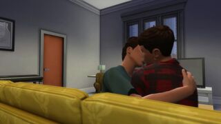 Sims 4 - Legal Age Teenager Homo Fuck with a Hetero Ally - 2 image
