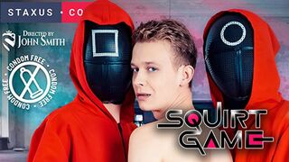 Squirt Game 01 :: Handsome boy is torment to his hearts content in this version of Squirt Game - 1 image