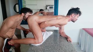 My Stepcousin, Thick, Juicy And Ready For Bback! Two Bearded Hunks! - Part #2 - With Alex Barcelona - 14 image