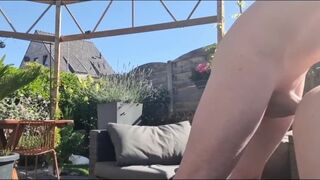 Outdoor fucking, anal in the garden on a sunny afternoon - 11 image