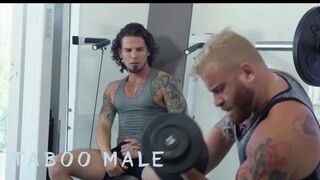 Taboomale - Hawt Tattooed Rod Archer Croft had a Desirous Pont Of Time with Riley Mitchel at Gym - 1 image
