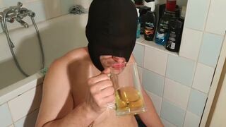 Ultra hard gagging throat fuck a piss drinking slave - 4 image