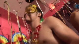 Gay men carnival with erotic blowjob and fucking - 2 image