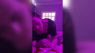 Femboy pleasures a cock and swallows it all - 6 image