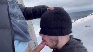 Straight but Curious Stranger Shoots Cum in my Mouth on Public Hiking Trail - 4 image
