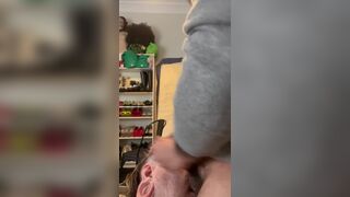 Verbal straight guy spits on and face fucks fag - 8 image