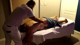 Rugby Player Gets Hard during his Massage and one thing Leads to another - 1 image