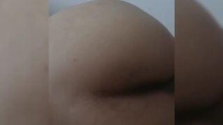 Boy Shows his Ass and Fingers Himself, it Hurts but he still has those Big Buttocks - 11 image
